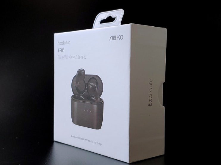  aptX 지원! 고성능 무선 블루투스 이어폰 앱코 비토닉 EF01 (ABKO Beatonic EF01 TWS)