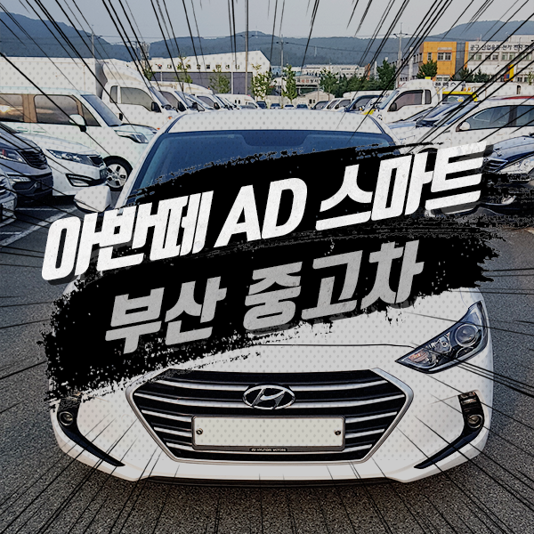  부산중고차 아반떼 AD 스타일 꼼꼼하게 따져보세요