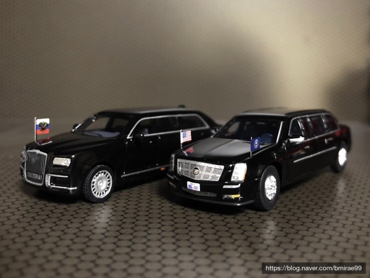 [1/87 세단] 대통령들의 자동차, Cadillac One과 Aurus Senate