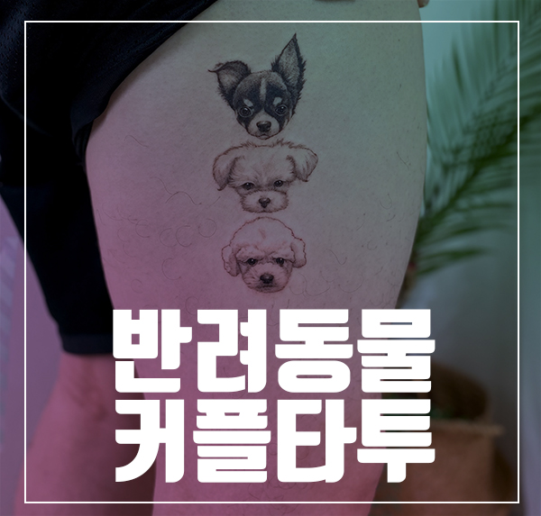  [부산/경성대] 넘 귀여운 뽀시래기 반려견 타투