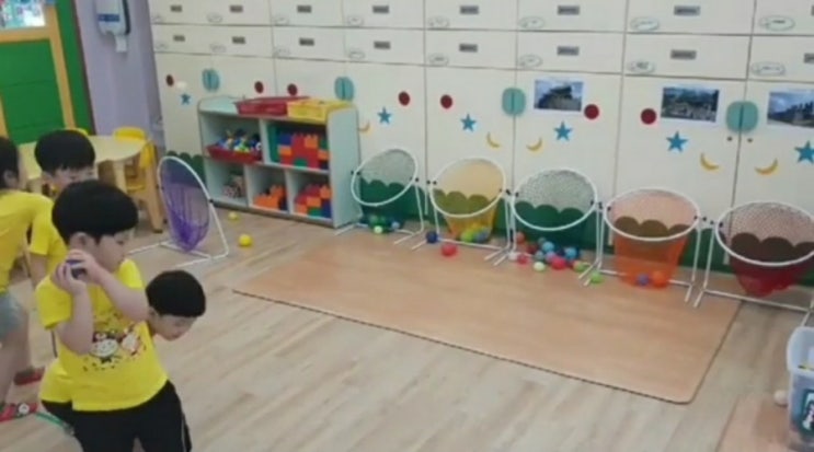  [유아체육] 던지기를 위한 치핑타겟