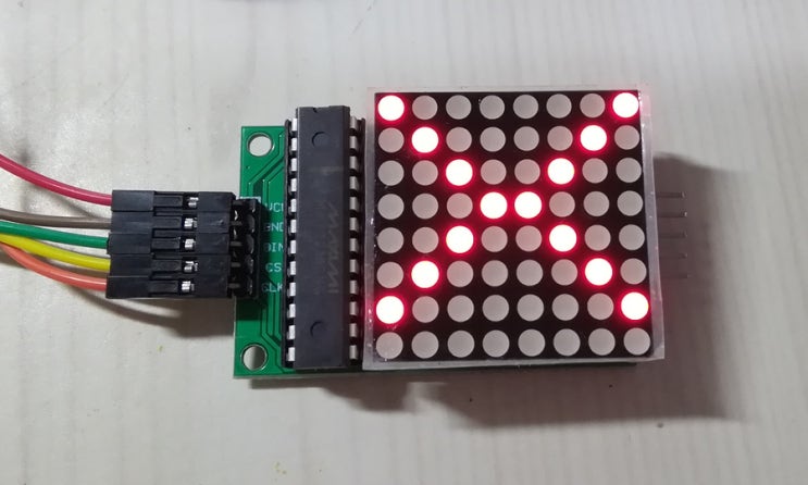  <아두이노> 라이브러리(LedControl.h)로 LED매트릭스 컨트롤
