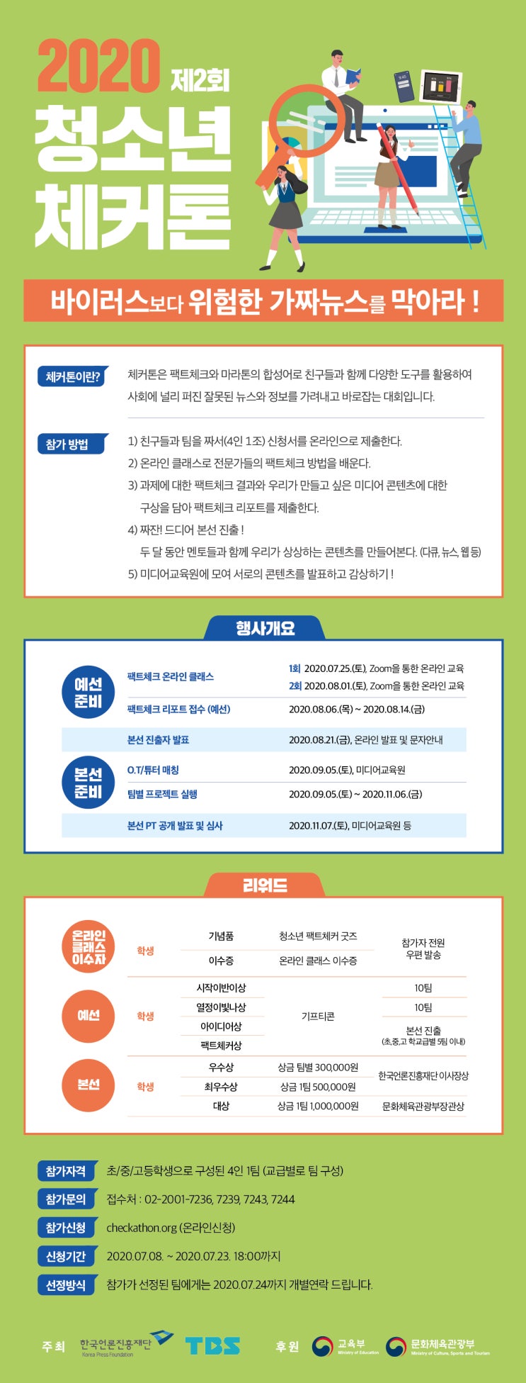 2020 제2회 청소년 체커톤 (~7/23)