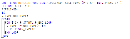 오라클(Oracle) PL/SQL 테이블 함수(Table Function)과 파이프라인(Pipelined) : 네이버 블로그