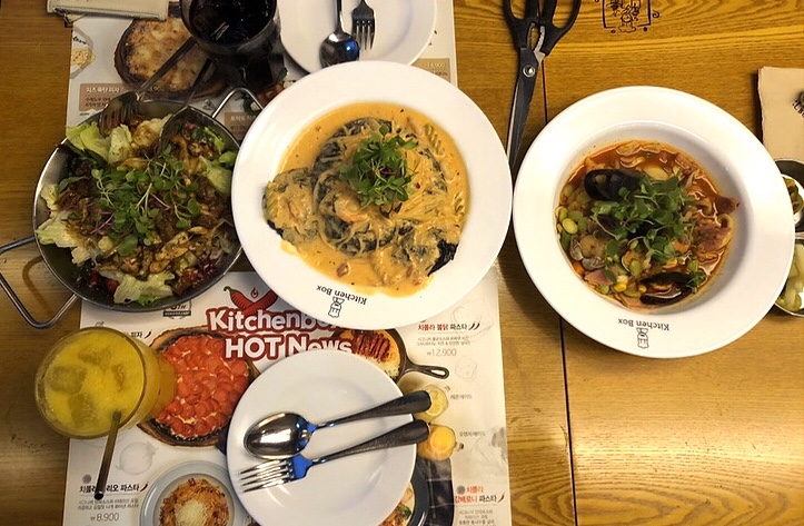  부천 파스타 맛집  더제이케이키친박스 부천범박점에서 즐거운 저녁식사!
