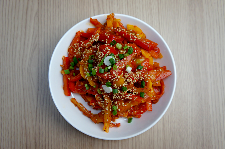  맛남의 광장 백종원 파프리카 무침 오리지널 레시피