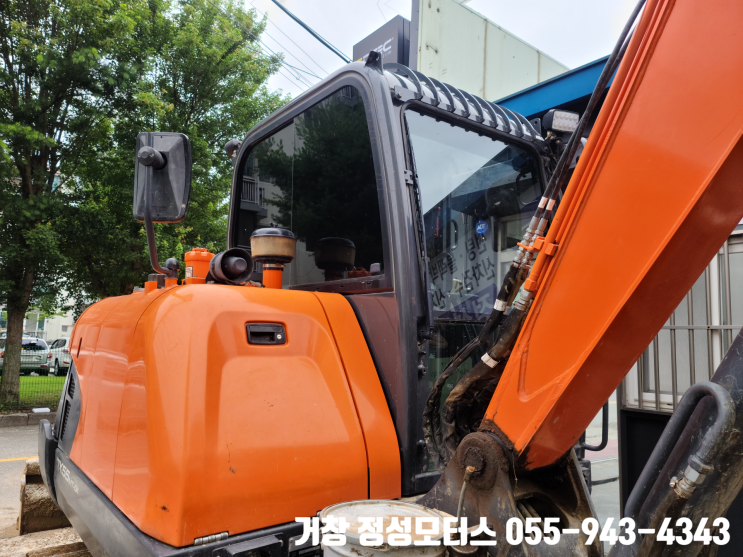  거창 포크레인 썬팅, 두산03 해임달DM 필름 전, 측후면 후기