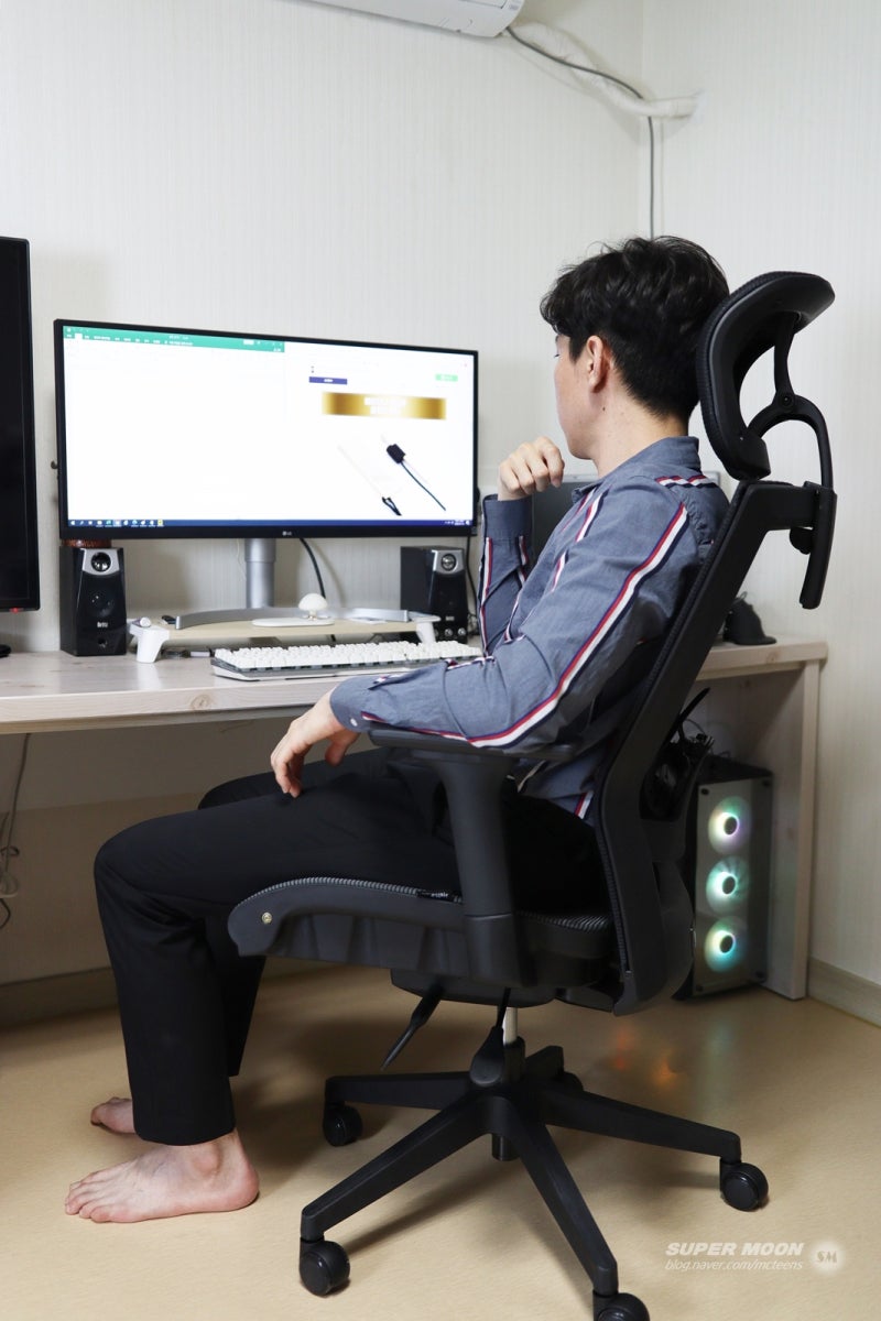 에이픽스 게이밍의자 GC001 울프 조립편안한 사무실의자