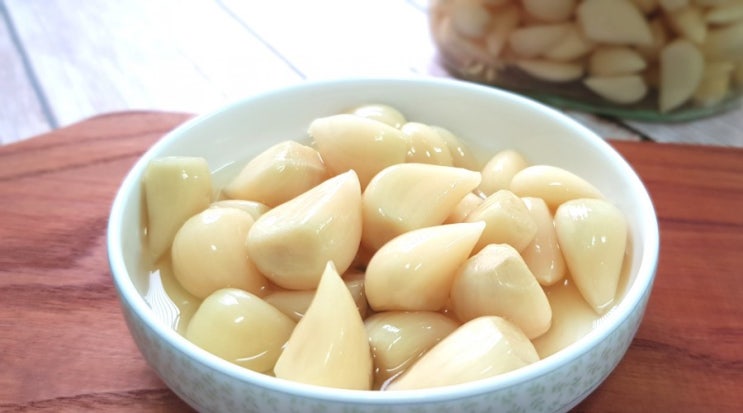  마늘장아찌 쉽게 담는법,고기반찬의 단짝~