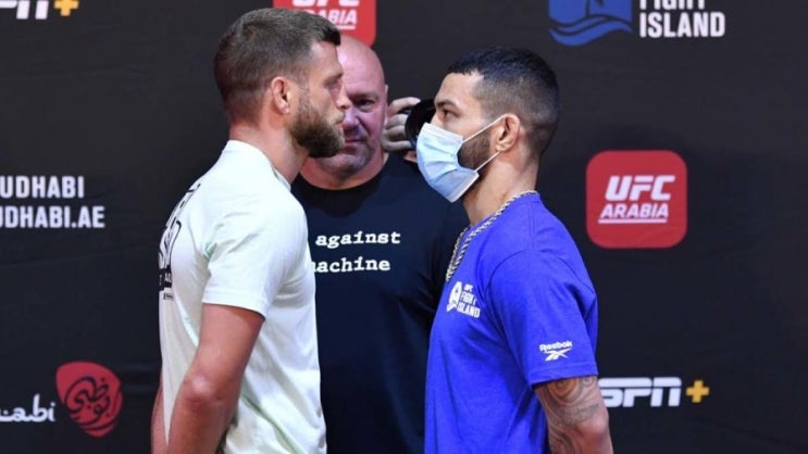 UFC on ESPN 13:케이터 vs 이게 계체 결과.. 2명 실패, 1명 아웃 UFC on ESPN 13:케이터 vs 이게 계체 결과.. 2명 실패, 1명 아웃