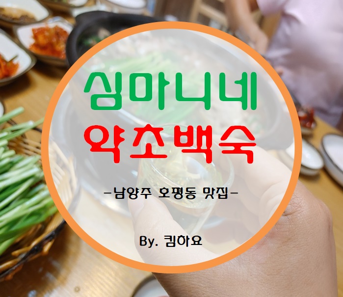  [남양주 호평동 맛집] 심마니네 약초백숙