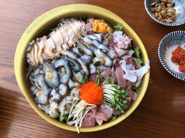  속초맛집,청초수물회는 역시 진리!!