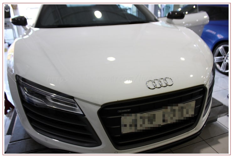  아우디 R8 V10 PLUS 합성엔진오일 교체 - 마산수입차정비