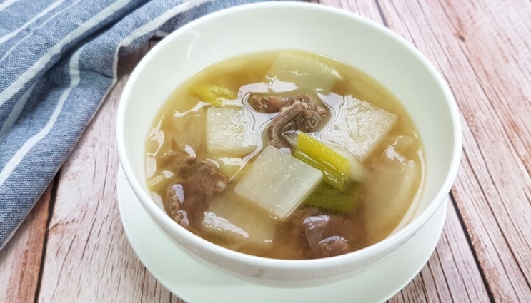  시원한 국물맛, 소고기무국 만들기