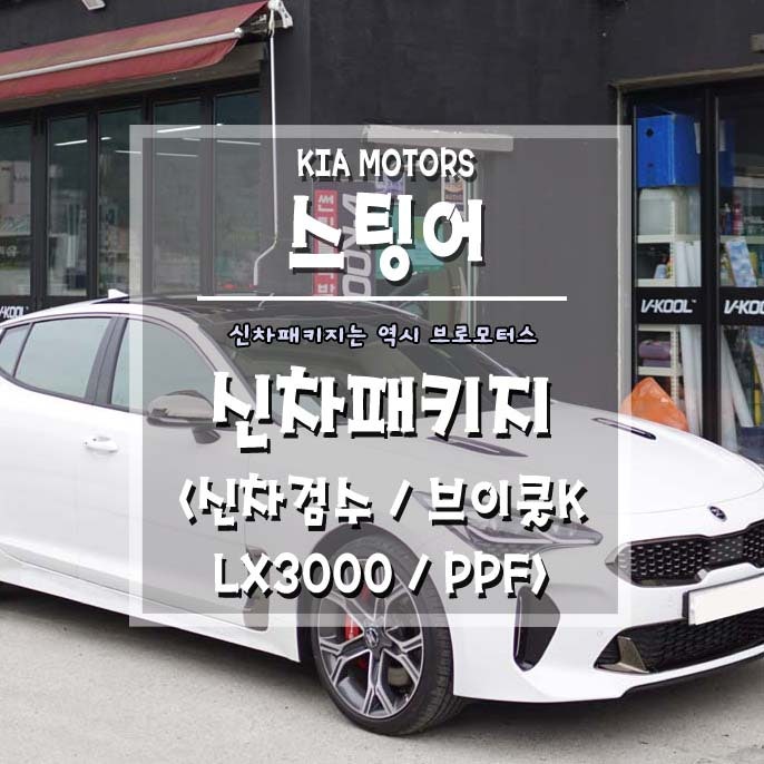 거제 거제대로 / 썬팅 / 기아 / 스팅어