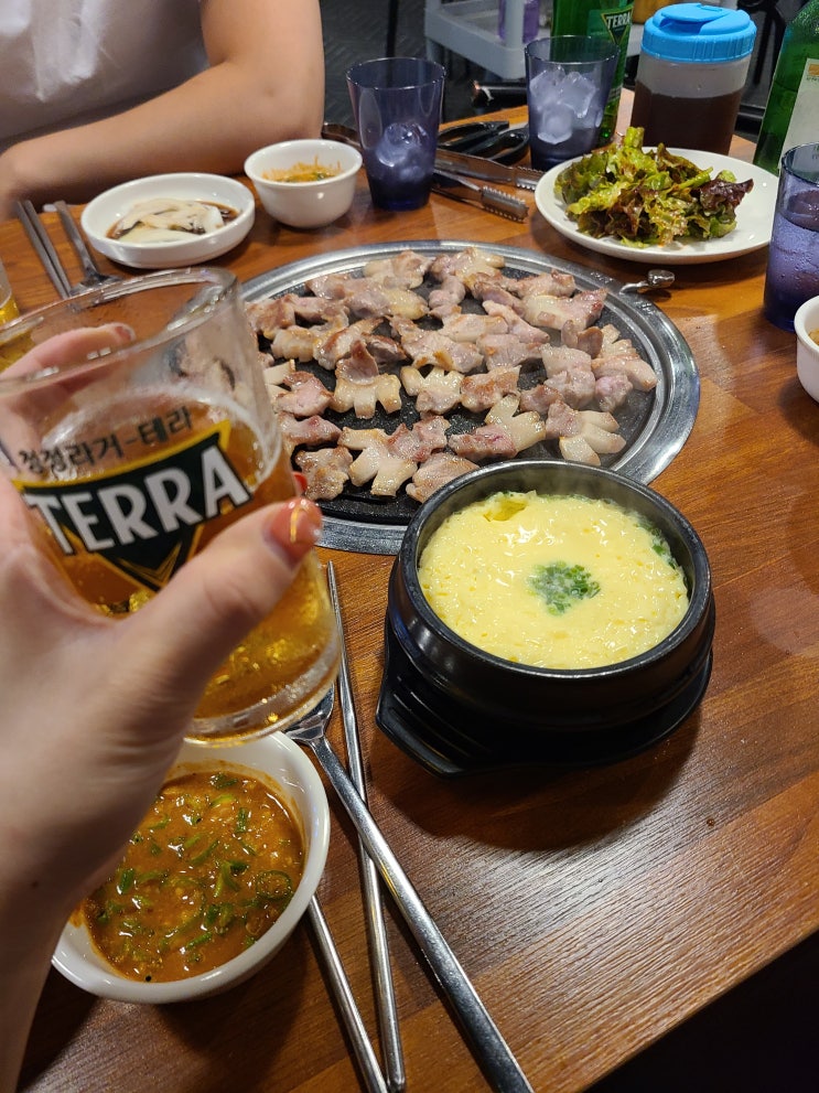  용암동 뿅카는생막창 & 촌댁맥주 :)