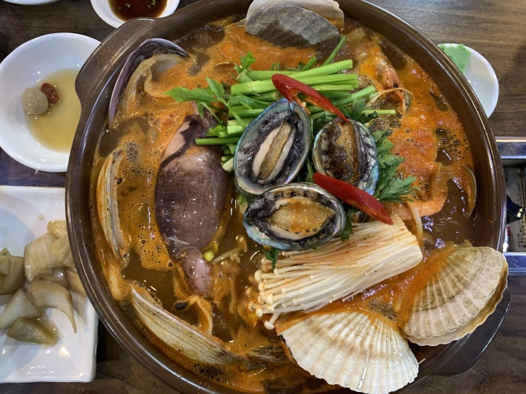 오천동 해물탕 맛집 '도깨비' 랍스타 해물삼합?