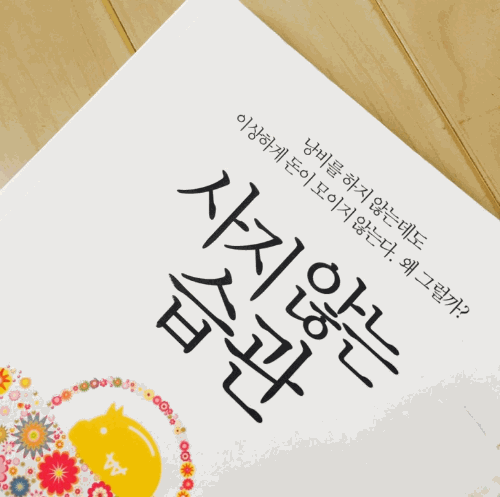  사지 않는 습관.