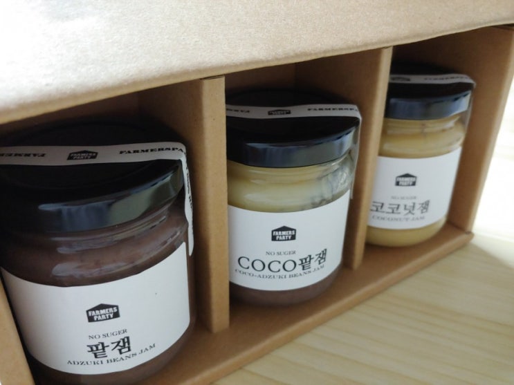 파머스파티 무설탕잼 팥, 코코넛 멈출 수 없는 맛 파머스파티 무설탕잼 팥, 코코넛 멈출 수 없는 맛