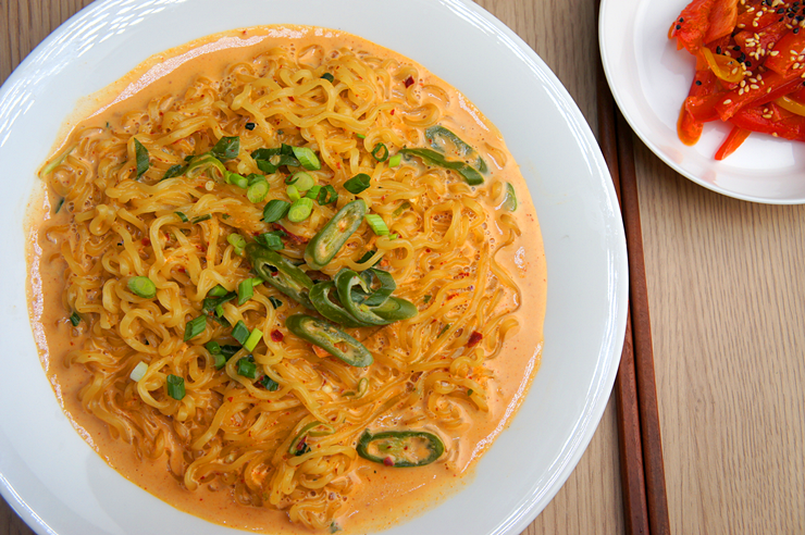  백종원이 극찬한 맛남의 광장 김희철 우유라면파스타