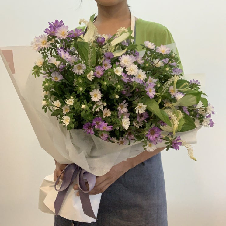  문정동 꽃집 : 하나멜란지 보라빛 꽃다발