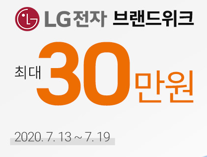 LG전자 최대 할인정보 투척 (기한한정ㅠ)