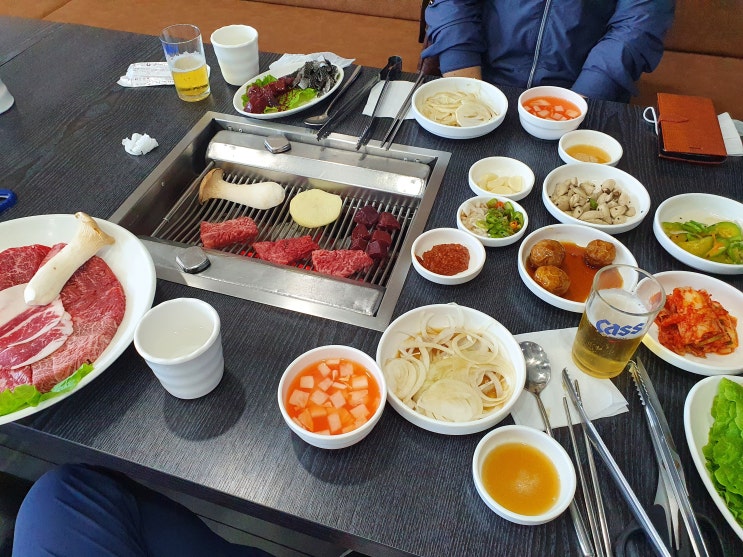 제주한우맛집 서귀포흑한우명품관 한우모둠세트 먹기 제주한우맛집 서귀포흑한우명품관 한우모둠세트 먹기