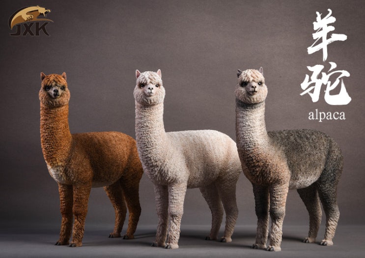  [프리뷰] 『JxK Studio』 1/6  Alpaca mud horse  (알파카 3종)