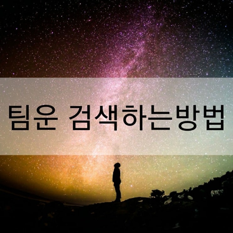 롤 팀운 검색하는 방법