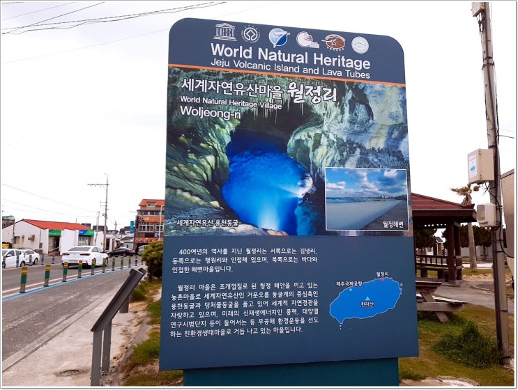  푸른바다에 빠져드는 제주 월정리