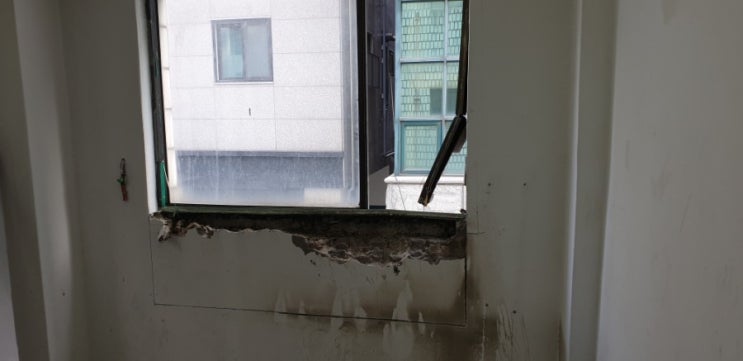  샷시철거.문틀철거.부분확장
