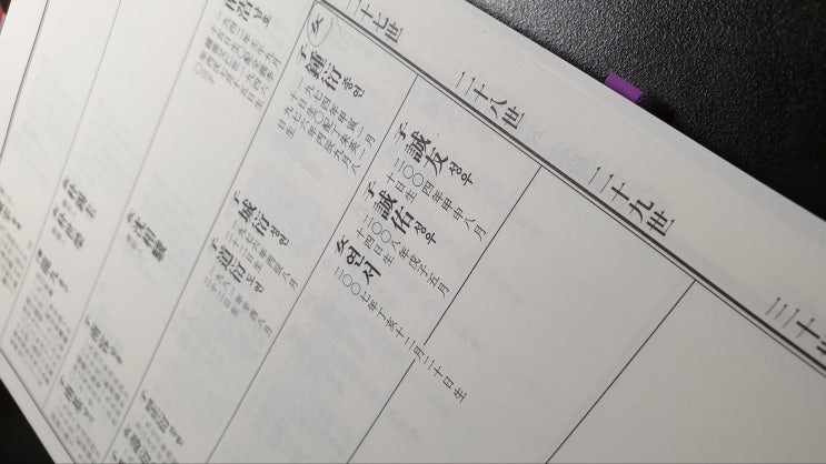  백만년만의 일기