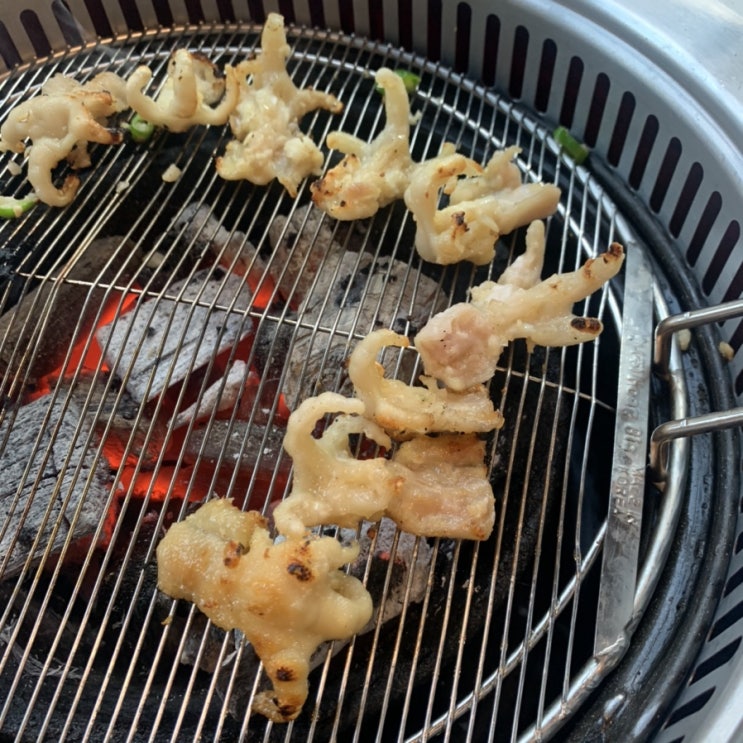  순천 오천지구 맛집 취향닭발에서 참숯불직화 마늘닭발구이