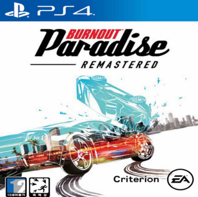  번아웃 파라다이스 리마스터 PS4 영문판 레이싱 아케이드