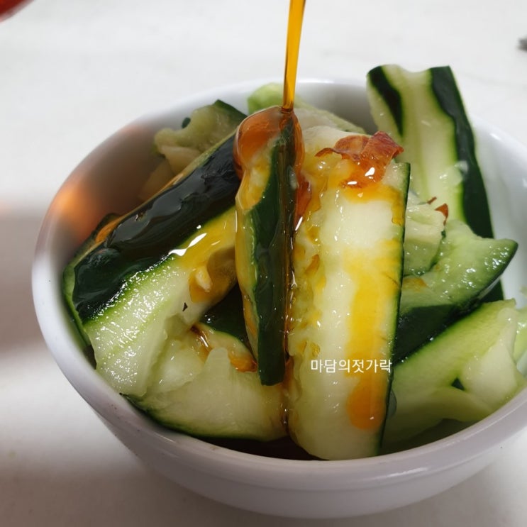  오이탕탕이- 중국식 오이무침, 새콤아삭매콤한 이맛! 기름진 음식과 찰떡궁합이에요