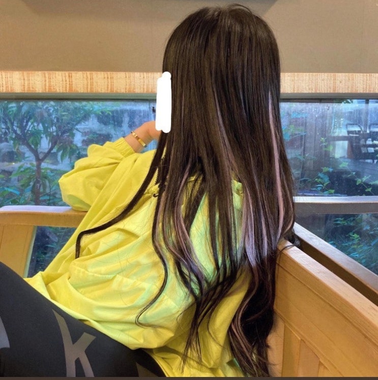  애쉬퍼플 투톤붙임머리 후기