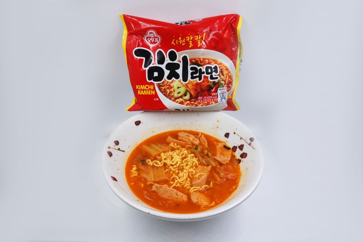  오뚜기 김치라면 가성비 끝판왕