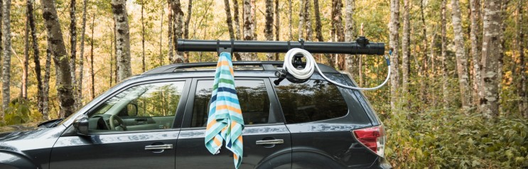 PVC 배관 캠핑 샤워기 제작 DIY 차량 휴대용 샤워기