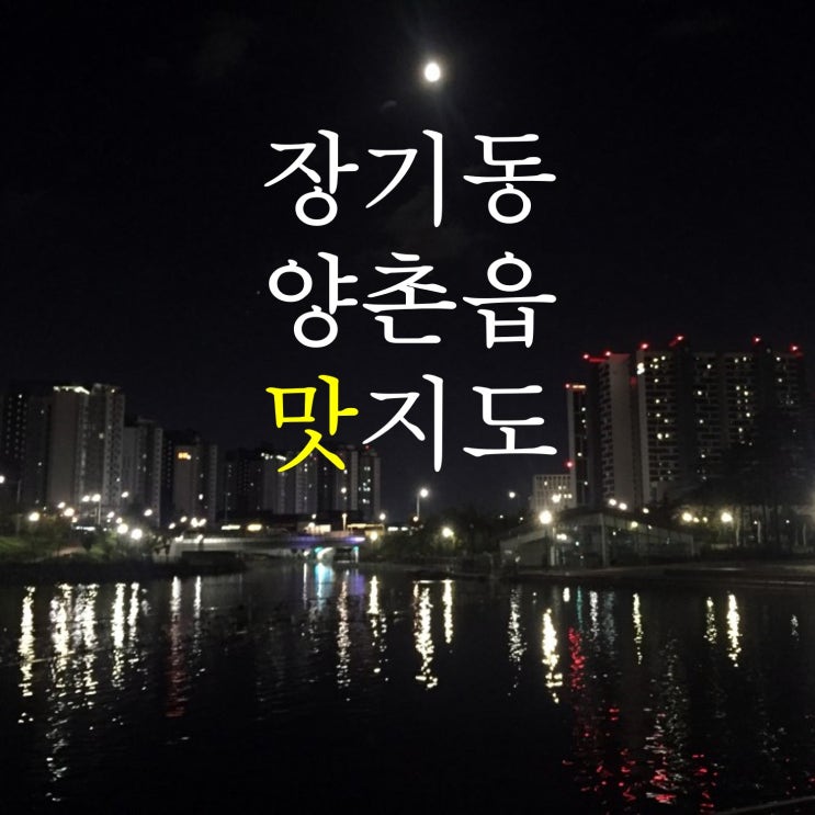  김포맛집 김포 한강신도시 양촌읍, 장기동 맛지도/맛집 2탄