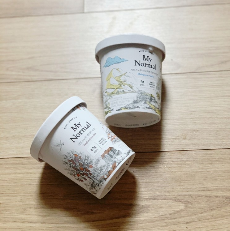 키토제닉 다이어트 아이스크림 종결자, 마이노멀 키토스노우 (바닐라, 초코맛)