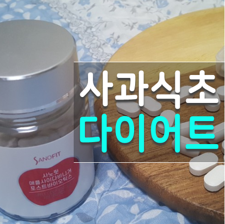 식초가루(사과초모식초) 애플사이다비니거 효능은 장건강이 기본