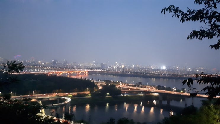  여름 응봉산 산책 - 한강이 내려다보이는 야경 이쁜 곳