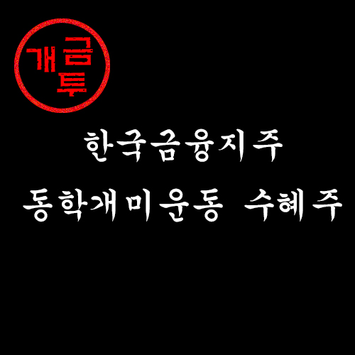  증권주, 금융주) 한국금융지주 주가 및 실적발표: 동학개미운동 수혜주 살펴보기