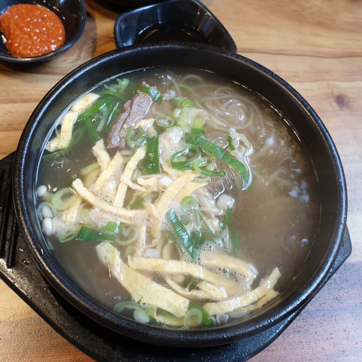  부산 금정구 장전동 부산대 근처 갈비탕 맛집 [논밭골 왕 갈비탕] 식사 후기.