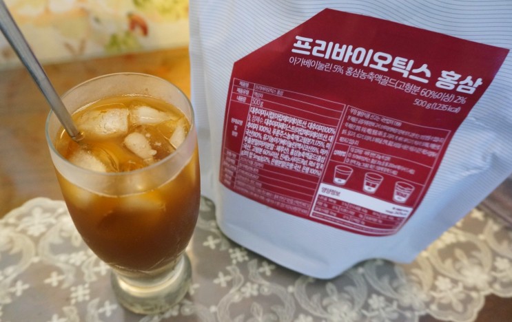 나뚜렐 홍삼 여름철 건강음료는 프리바이오틱스 홍삼차로 즐기세요!