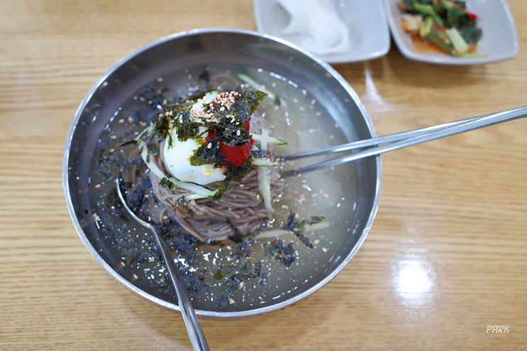  용산 아이파크몰 꿈꾸는 메밀 / 메밀 물막국수, 메밀 꿩찐만두