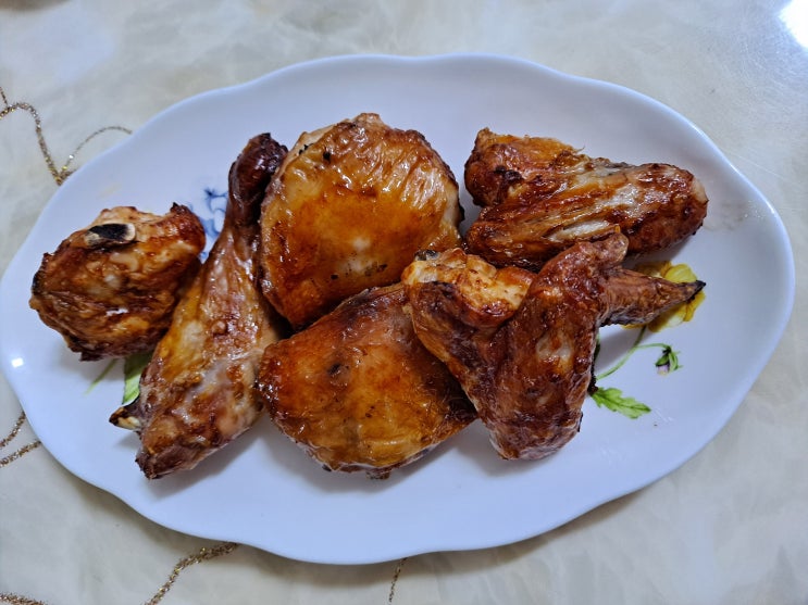  만원의 행복 - 떴닭 로스트치킨 2kg(에어프라이어 치킨 요리)
