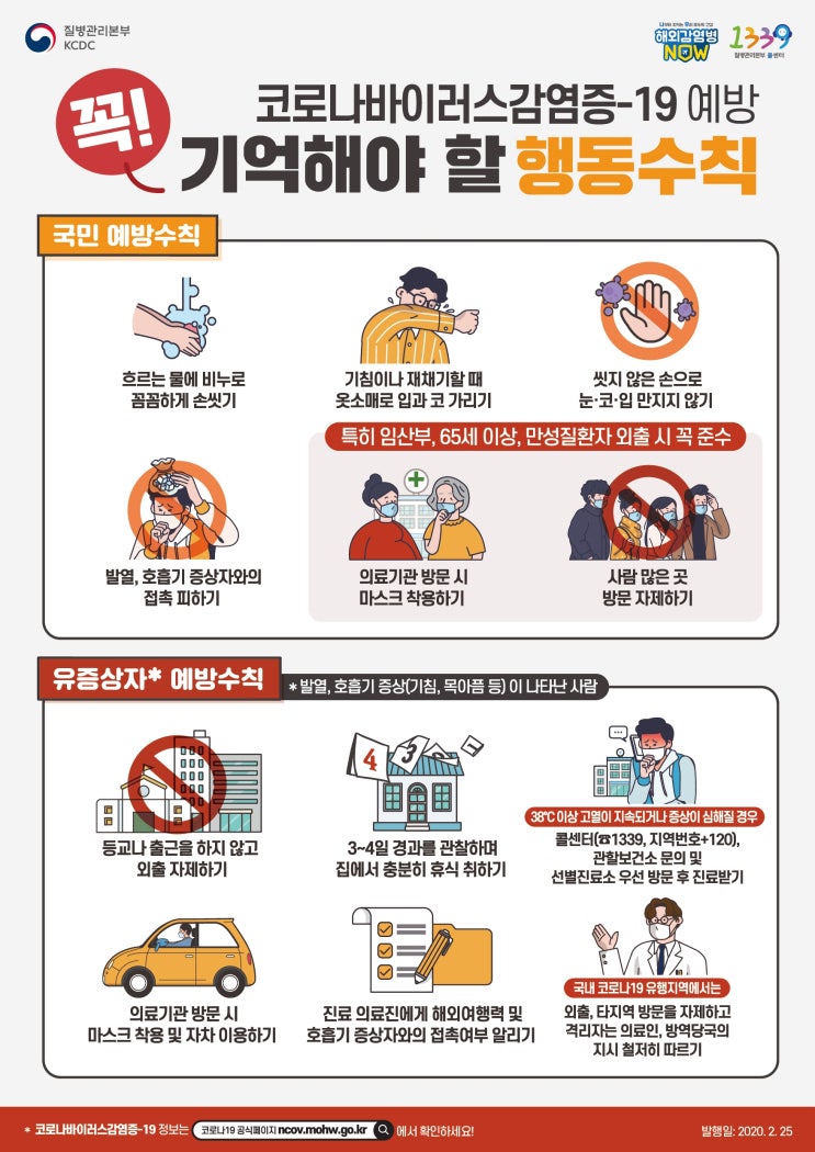  코로나19 행동수칙