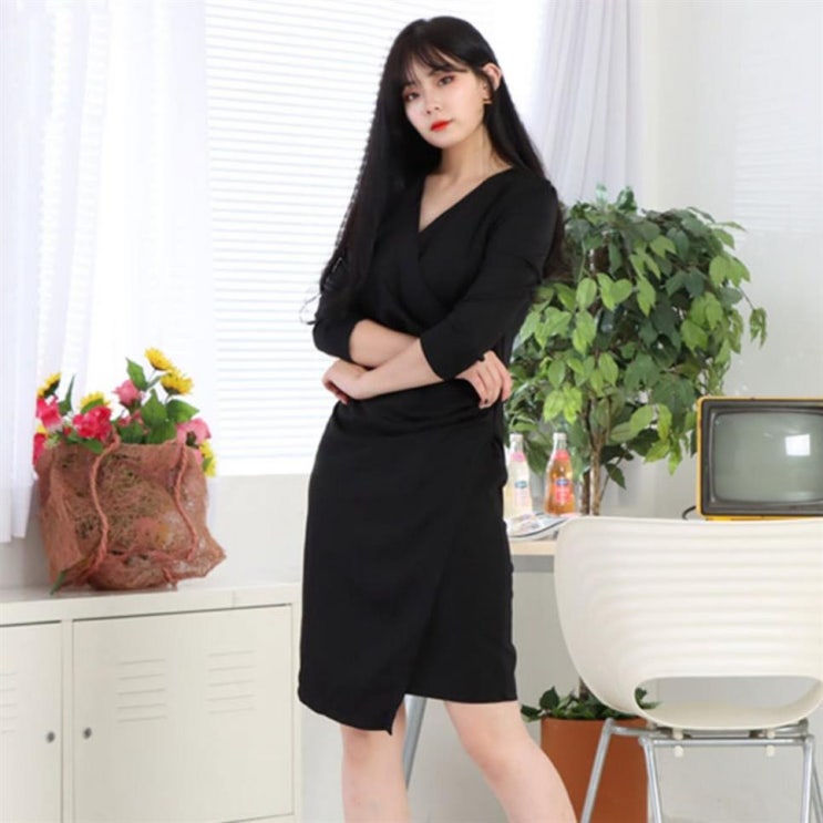 디스카운트 페이퍼먼츠 브이넥 셔링 언발란스 가을 하객 미니 원피스 6873 파헤치자 디스카운트 페이퍼먼츠 브이넥 셔링 언발란스 가을 하객 미니 원피스 6873 파헤치자