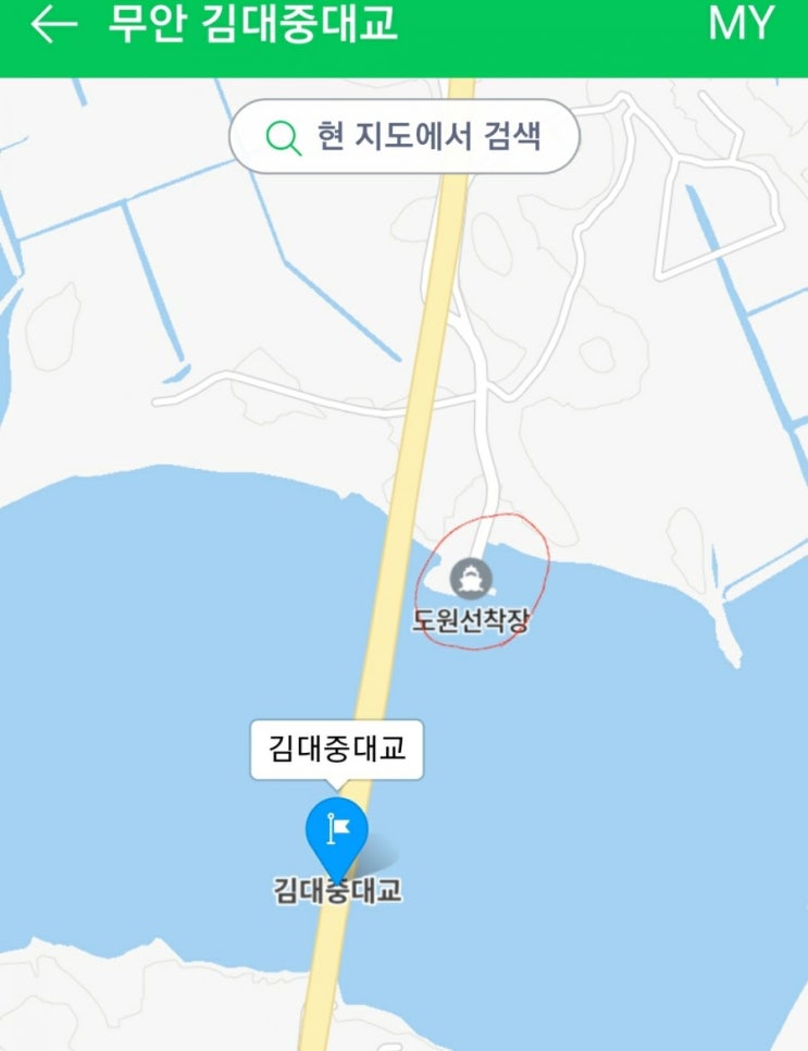  낚시포인트  신안 김대중대교에서 감성돔을 잡자